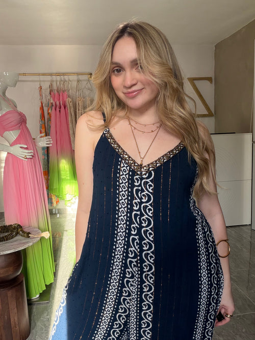 Blue Jumpsuit Made in India