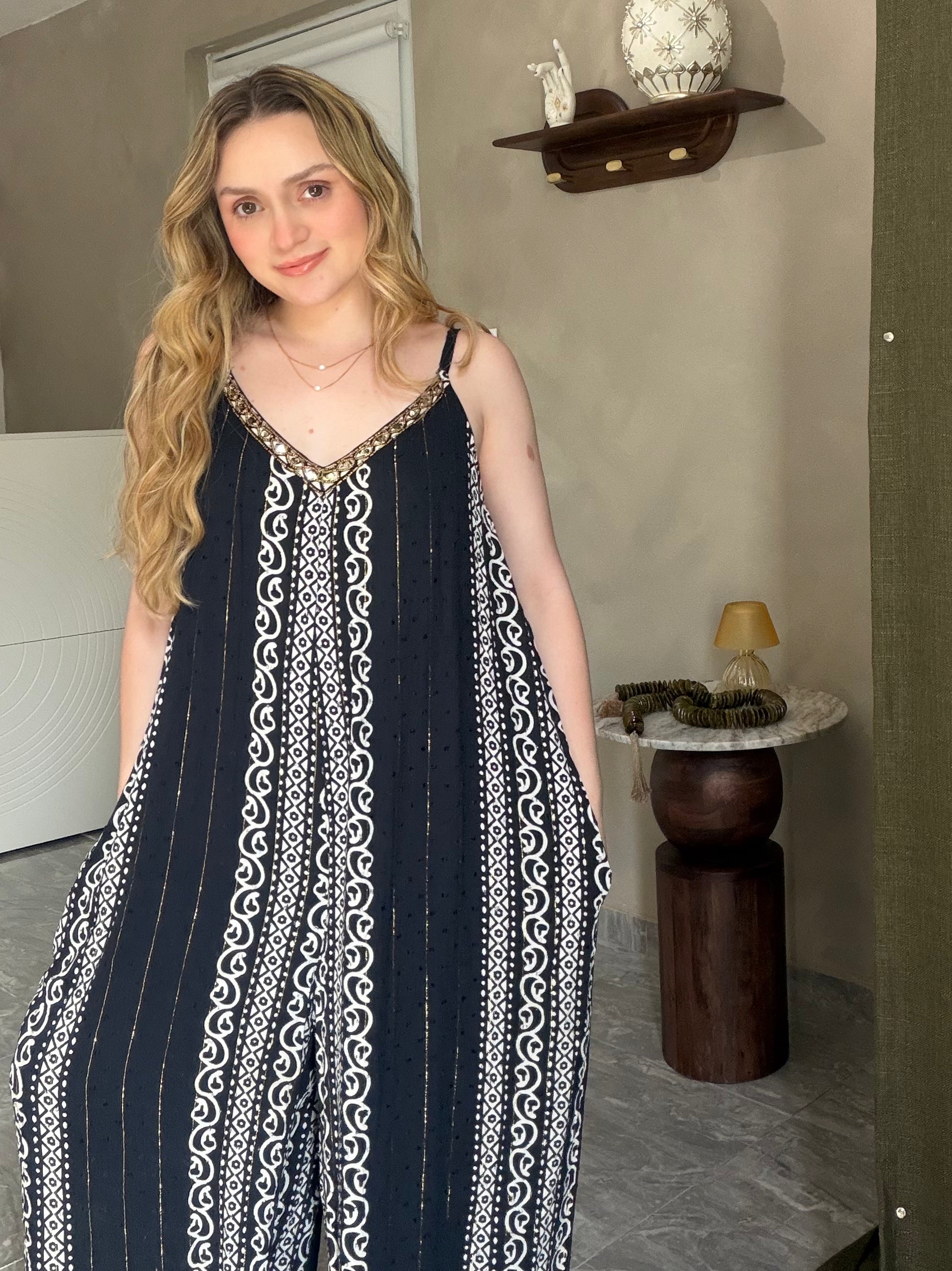 Embroided Jumpsuit Made in India